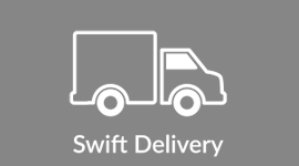 We offer a swift delivery service on most of our products