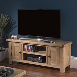 cotswold tv unit - tv unit - cheap oak furniture