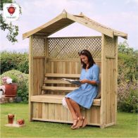 See more information about the Hampshire Garden Arbour by Zest - 2 Seats