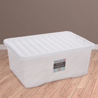 See more information about the Plastic Storage Box 45 Litres - Clear Crystal by Wham