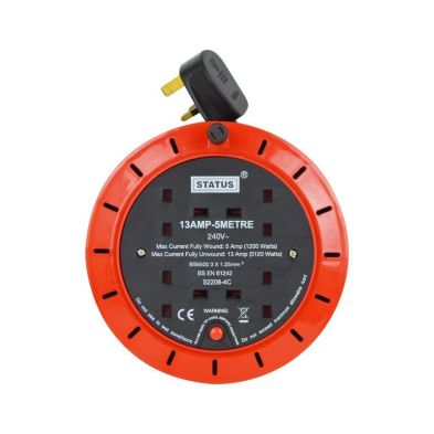 See more information about the 5 Metre 4 Socket Extension Reel