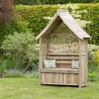 See more information about the Norfolk Garden Arbour by Zest - 2 Seats