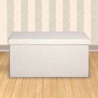 See more information about the Ottoman 80cm - Cream by Norfolk Furniture