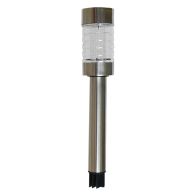See more information about the Chrome Solar Garden Stake Light White LED - 28.5cm by Bright Garden