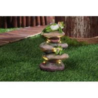 See more information about the Frog Solar Garden Light Ornament Decoration 5 White LED - 27.8cm by Bright Garden