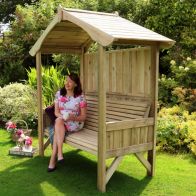 See more information about the Tenby Garden Arbour by Zest - 2 Seats