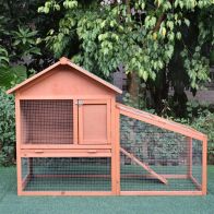 See more information about the PawHut 2 Tier Rabbit Hutch Outdoor