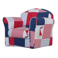 See more information about the Patchwork Kids Chair Wood Multicoloured by Kidsaw
