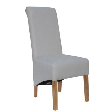 See more information about the Pair of Baxter Dining Chairs Fabric Natural