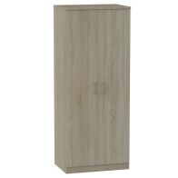 See more information about the Elmsett Tall Wardrobe Brown 2 Doors