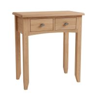 See more information about the Oxford Oak Dressing Table Natural 2 Drawers