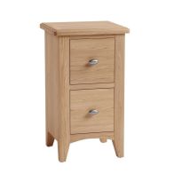 See more information about the Oxford Oak Bedside Table Natural 2 Drawers