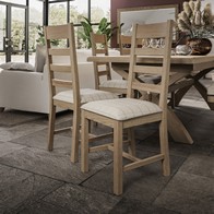 See more information about the Pair of Bondi Dining Chairs Oak Natural