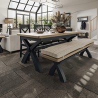 See more information about the Bondi Dining Table Oak Blue