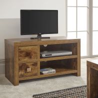 See more information about the Jakarta TV Unit Brown 2 Shelves 2 Drawers