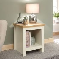 See more information about the Lancaster Side Table Cream 1 Shelf