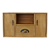 See more information about the Wood Organiser 1 Drawers 3 Compartments 41cm - Natural