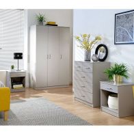See more information about the Panama 4 Piece Bedroom Furniture Set Grey