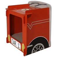 See more information about the Racing Car Bedside Table Red 1 Shelf - 36cm by Kidsaw