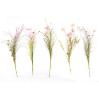 See more information about the 5x Wild Flower Artificial Stem Pink - 51cm