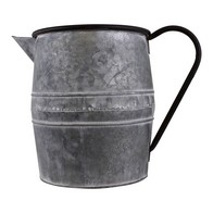 See more information about the Jug Planter Metal Silver - 34cm
