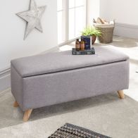 See more information about the Secreto Large Ottoman Light Grey 1 Door