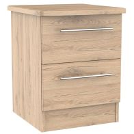 See more information about the Colby Slim Bedside Table Natural 2 Drawers