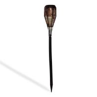 See more information about the Rattan Effect Torch Stake Garden Solar Light by Callow