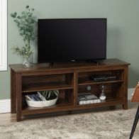 See more information about the Classic TV Unit Brown 4 Shelves