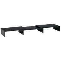 See more information about the Vinsetto Dual Monitor Stand Riser With Adjustable Length And Angle